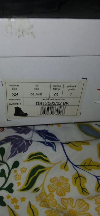 Botki damskie 38