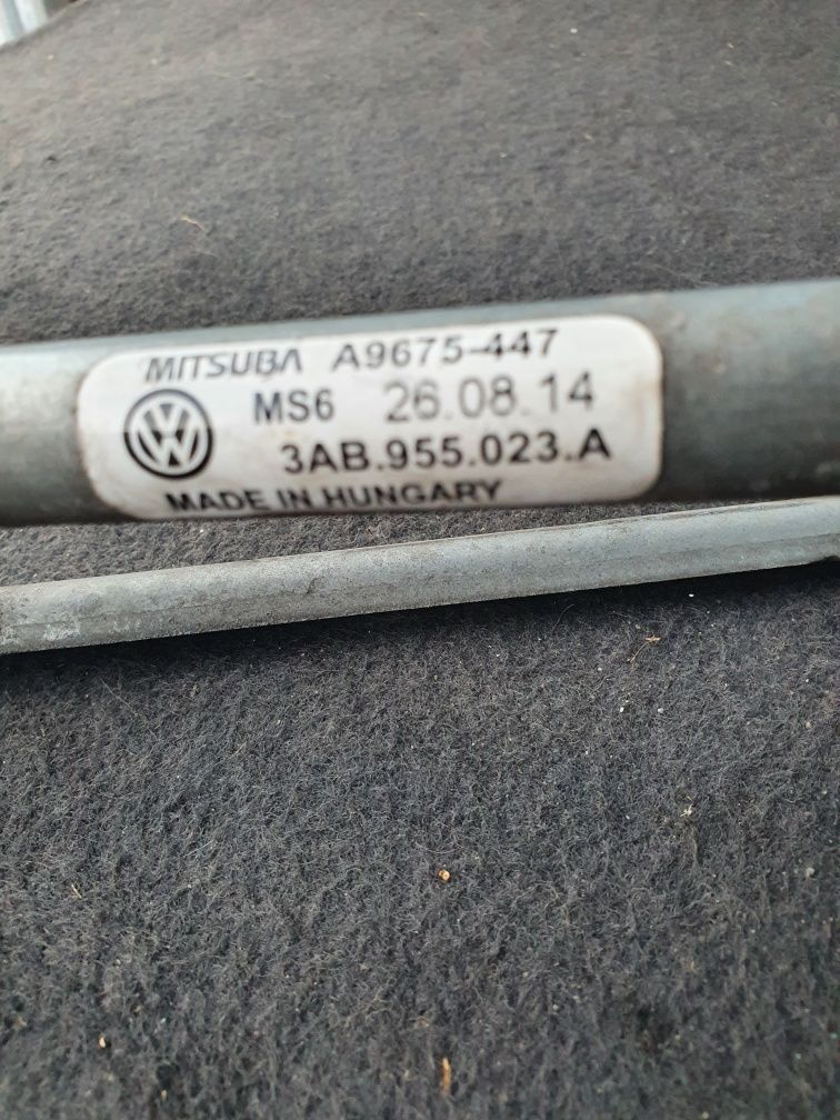 Mechanizm wycieraczek VW Passat B7 3AB.955.023 A 3AB.955.419 A silnik