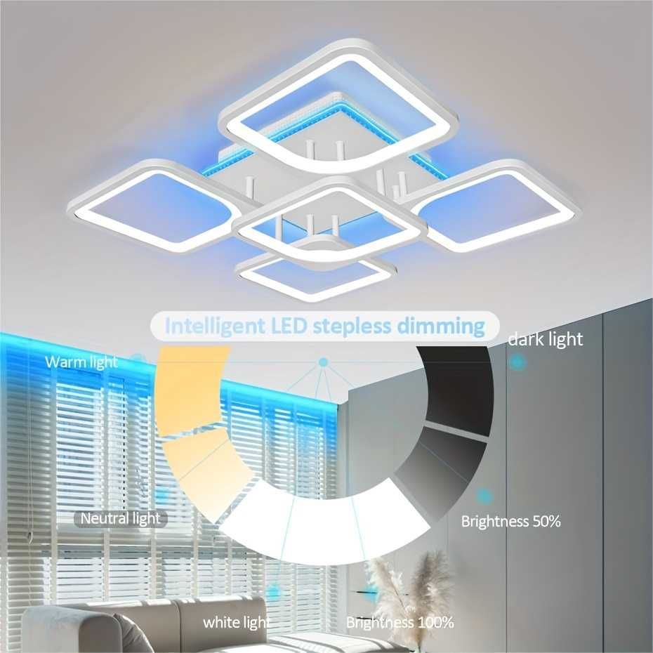 Світильник на стелю, люстра LED 60*60 см 100w