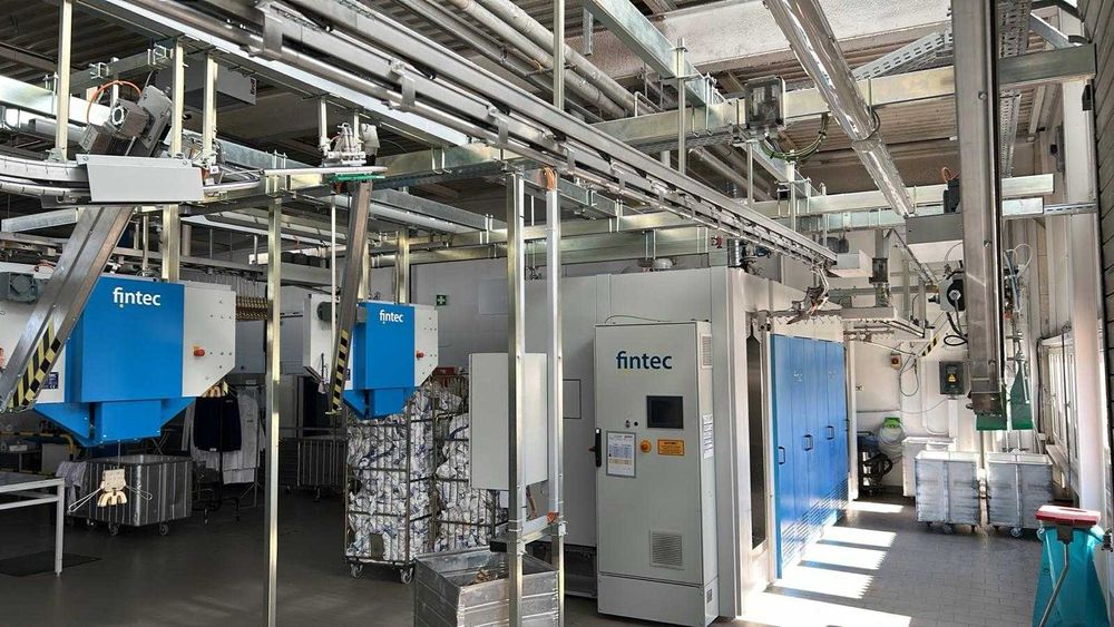 Tunelfiniszer Fintec Vario Jet-900 szt./godz., składarka, pralnia, gas