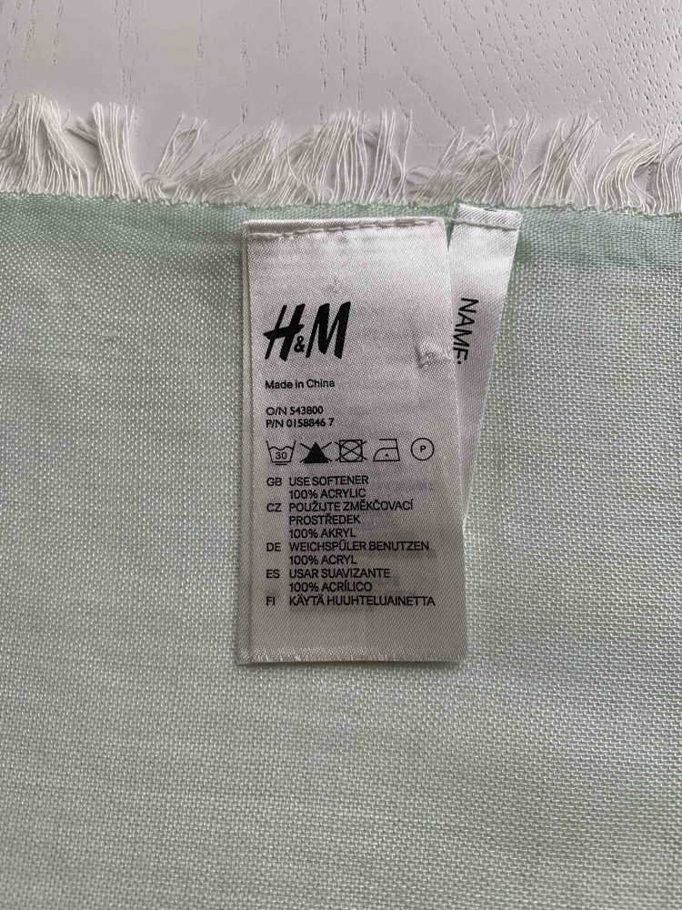 Шарф детский H&M, шаль с бахромой для девочки