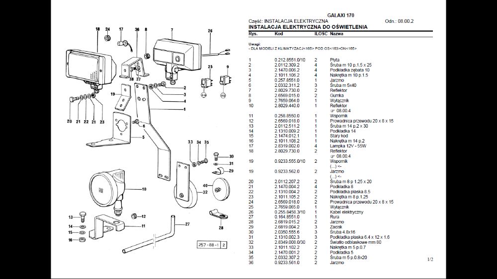 SAME Explorer 55,60,65c,70,75,80,falcon 50 KATALOG CZĘŚCI po PL