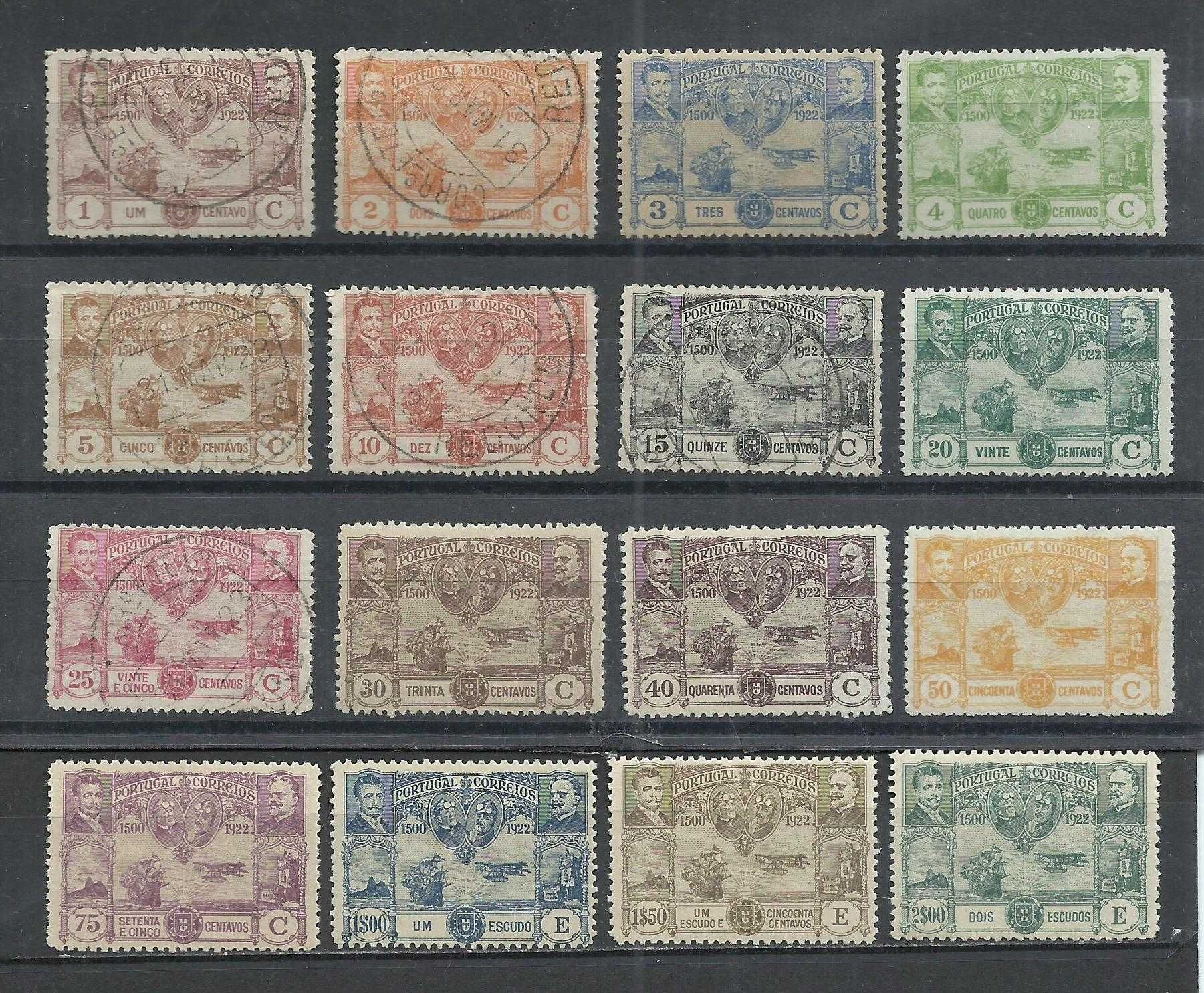Selos portugueses – série Travessia aérea do Atlântico – 1923