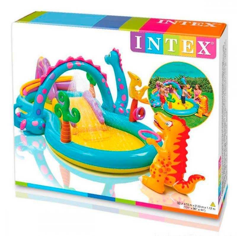 Надувний ігровий центр Intex 57135 "Планета динозаврів"