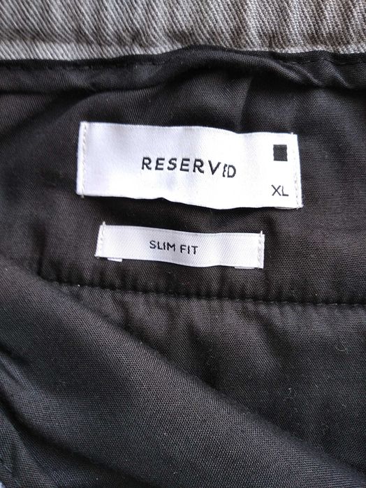 Брюки мужские зауженные - джоггеры RESERVED  slim fit XL 22% вискоза