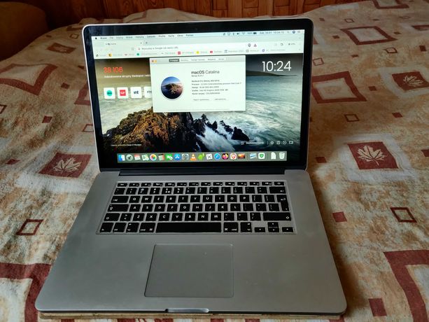 MacBook Pro retina 15,4" A1398 pilnie sprzedam z powodów rodzinnych.