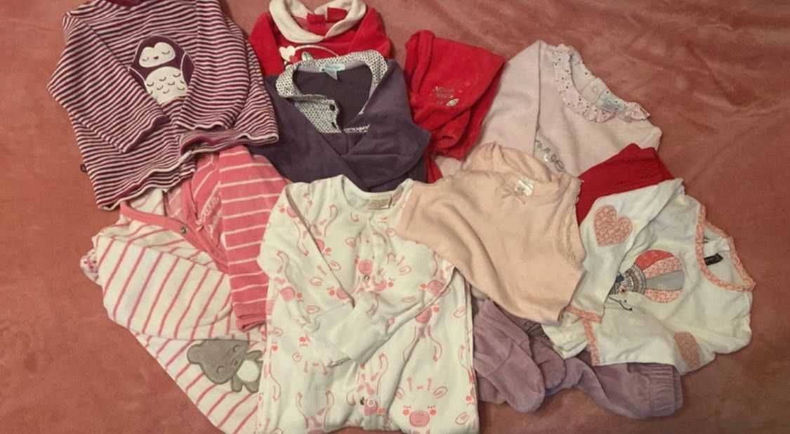 Peças de roupa menina ( 10, 13 peças) por tamanho muito bom estado.