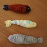 "Sardinhas" em crochet