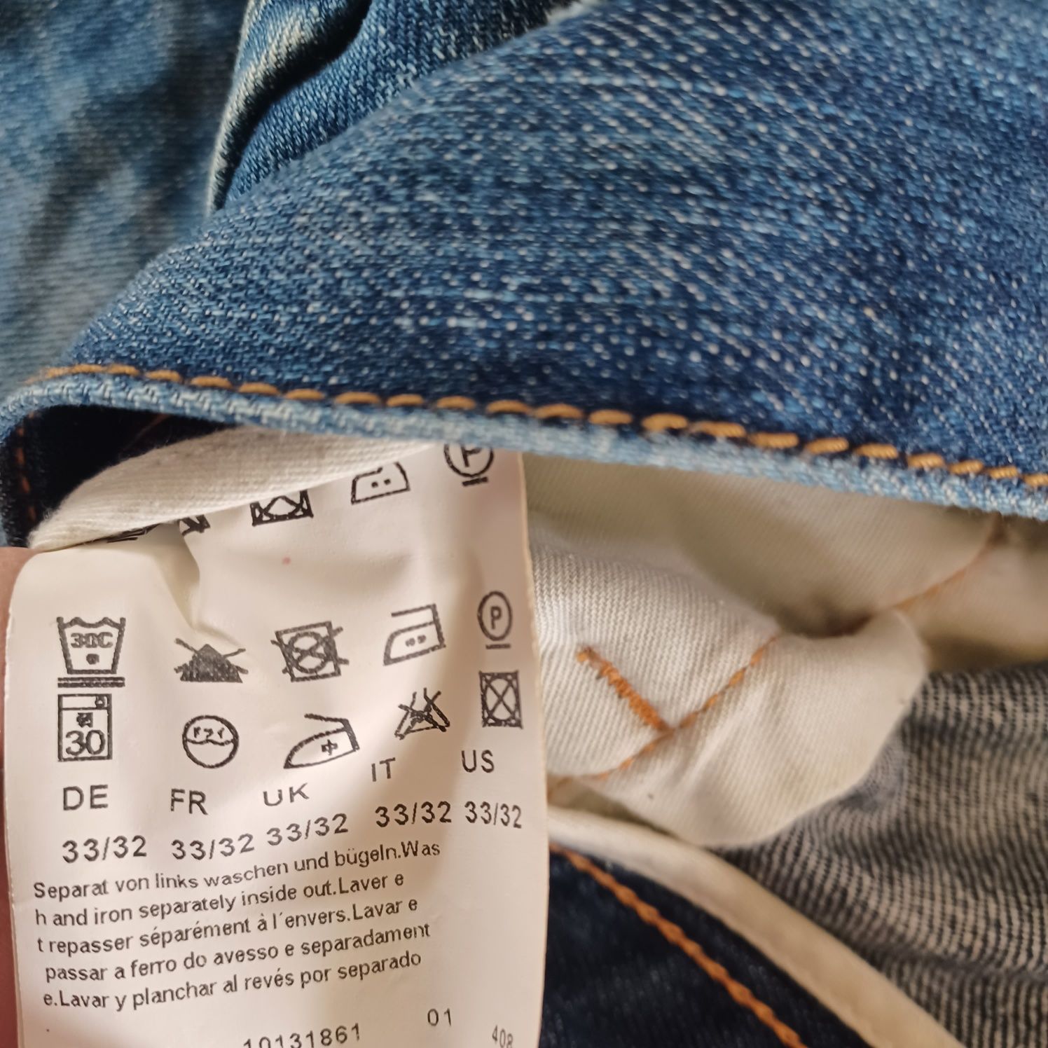 Spodnie jeansowe HUGO BOSS ORANGE 33/32 /86 pas