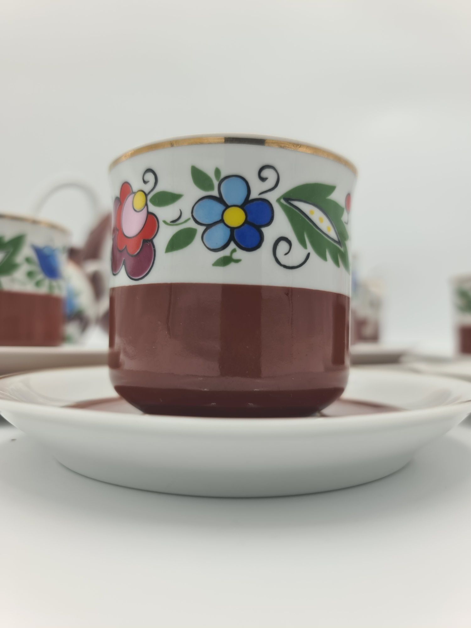 Stara porcelana Lubiana wzor kaszubski lata 70 dla Navimoru