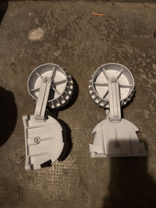 Koła transportowe slipowe do wodowania pontonu