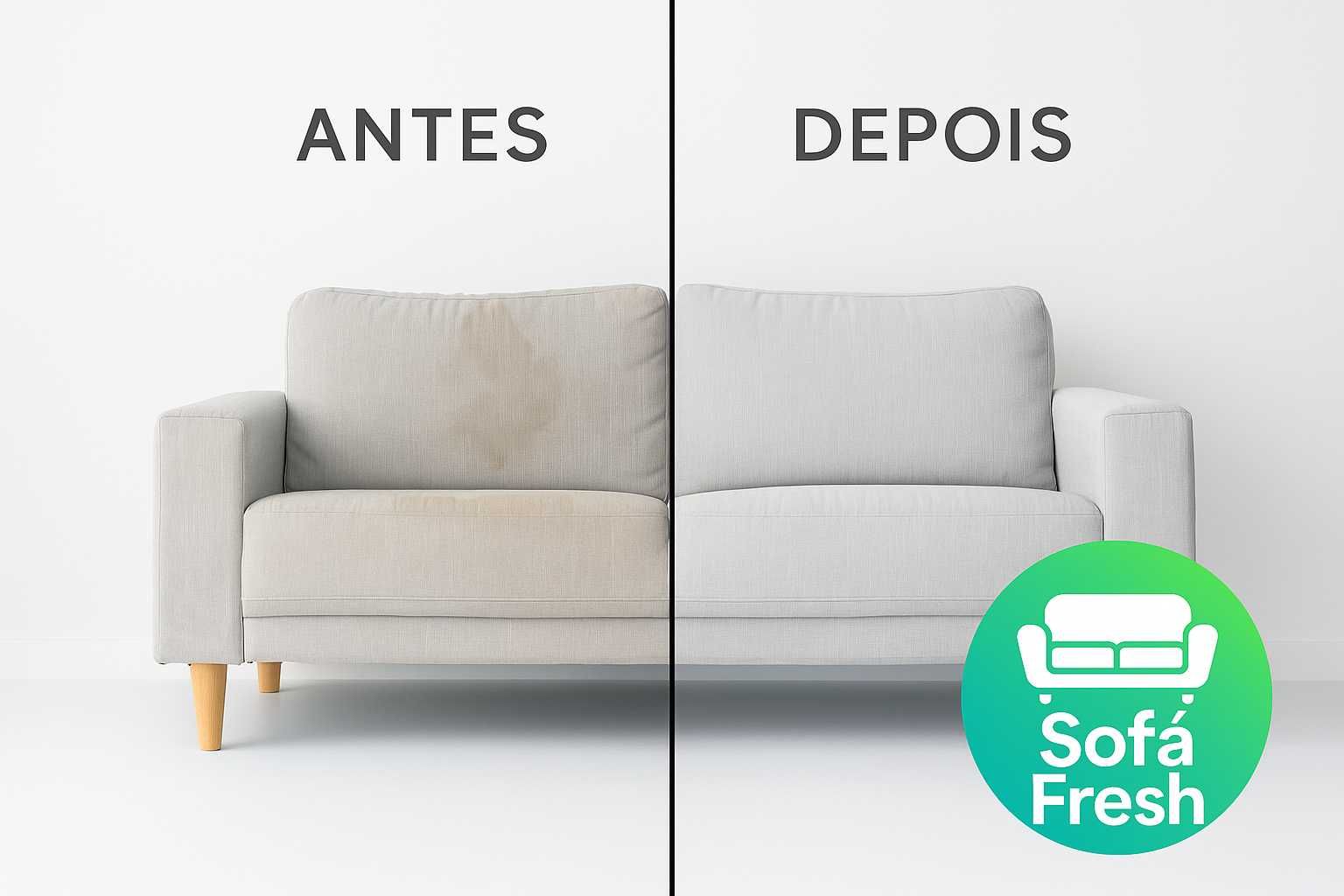 Limpeza de Sofás Profissional – 2 lugares 35€ | 3 lugares 45€