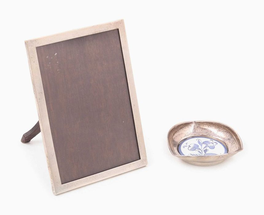 Espelho de Mesa em Prata Portuguesa