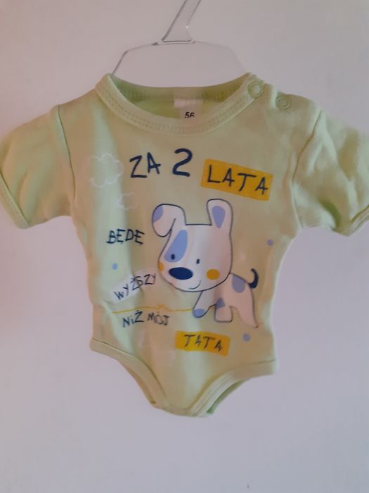 Body dla chłopca z napisem