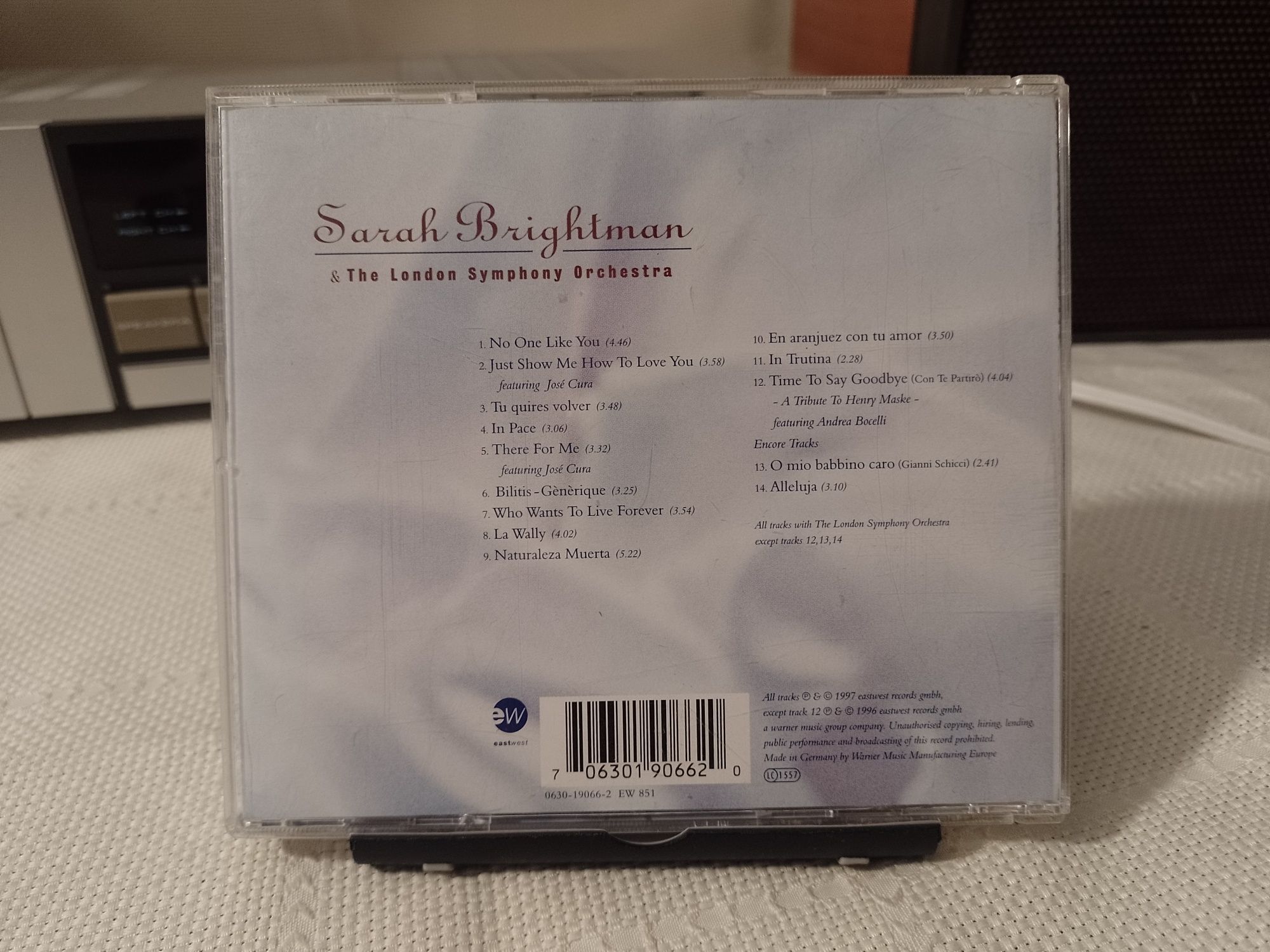 Sarah Brightman & The London Symphony Orchestra-Timeless-CD