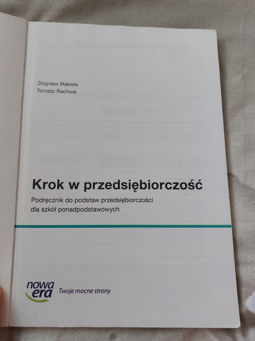 Podręcznik Krok w przedsiębiorczość