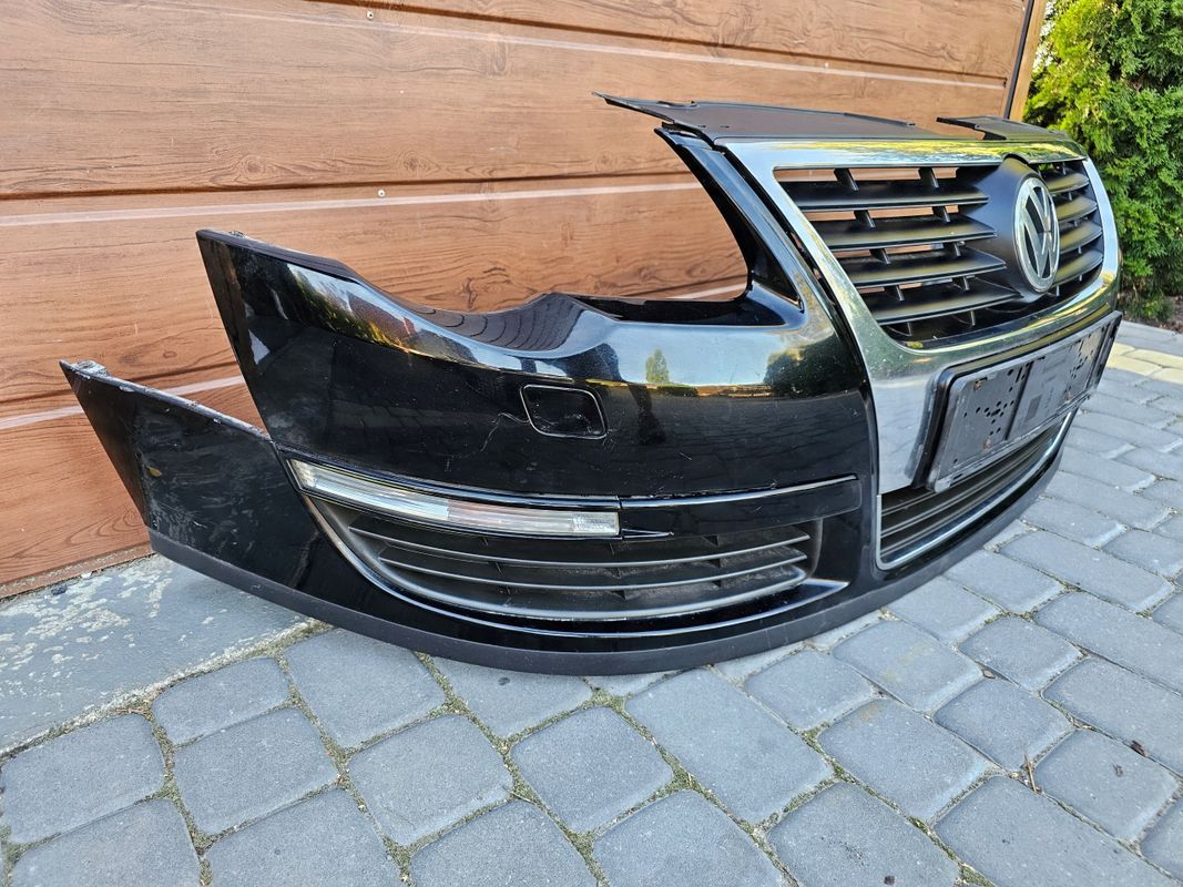Vw Passat B6 Zderzak Przód Przedni xenon sprysk