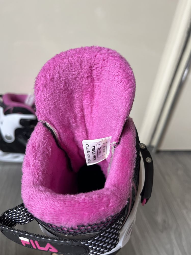 Дитячі Ковзани дитячі FILA X-One G black/pink розмір 32-35
