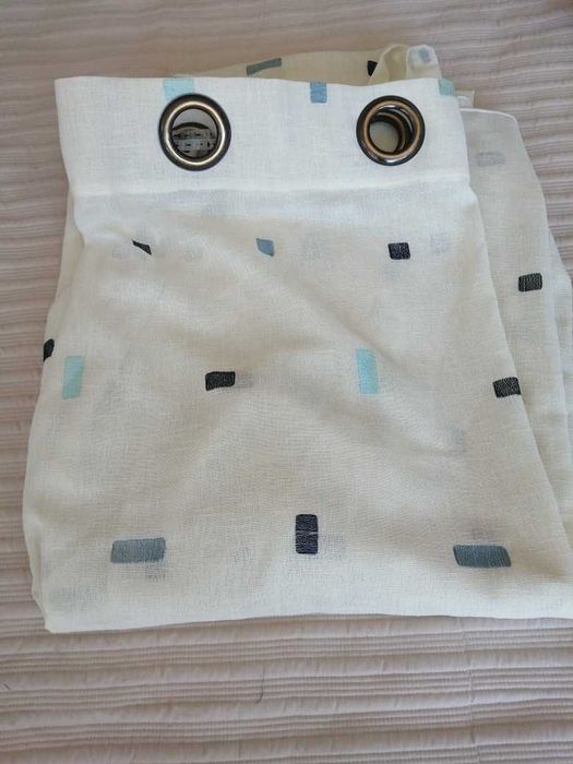 Cortina nova de loja para varao de 1.30m