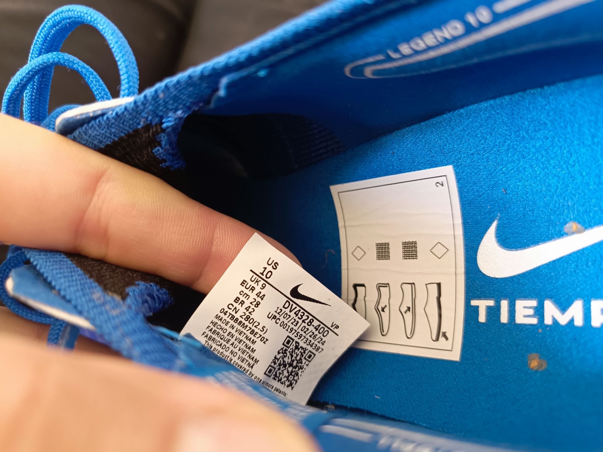 Korki buty piłkarskie Nike Tiempo Legend 10 Elite FG 44 Lanki