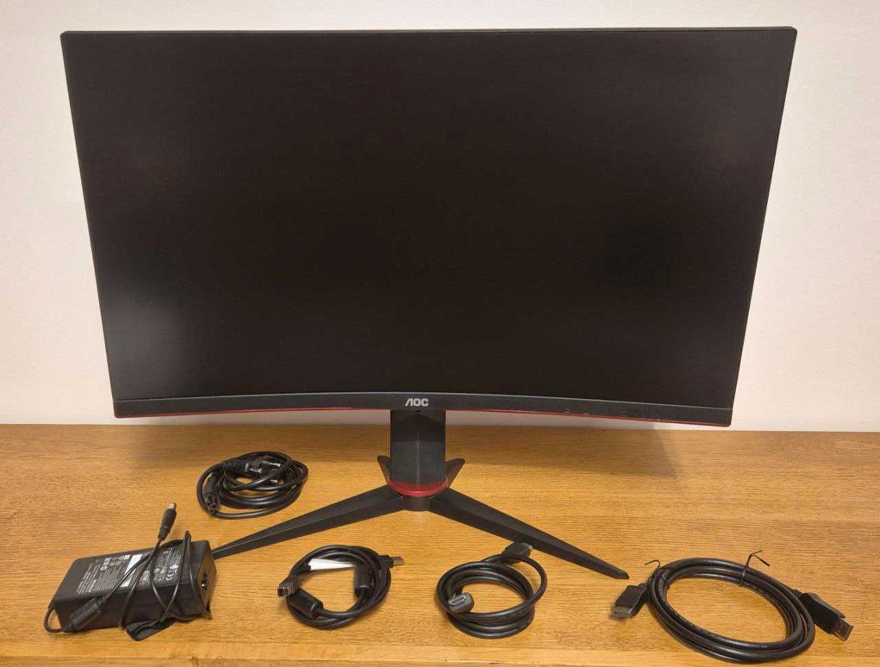 Monitor AOC CQ27G2U 27" 144Hz 2K Głośniki | Super Stan | Komplet