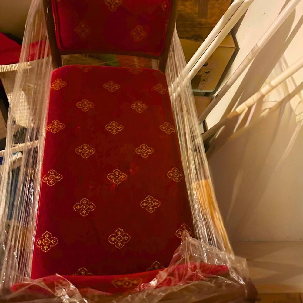 Banqueta Estofada Estilo Clássico