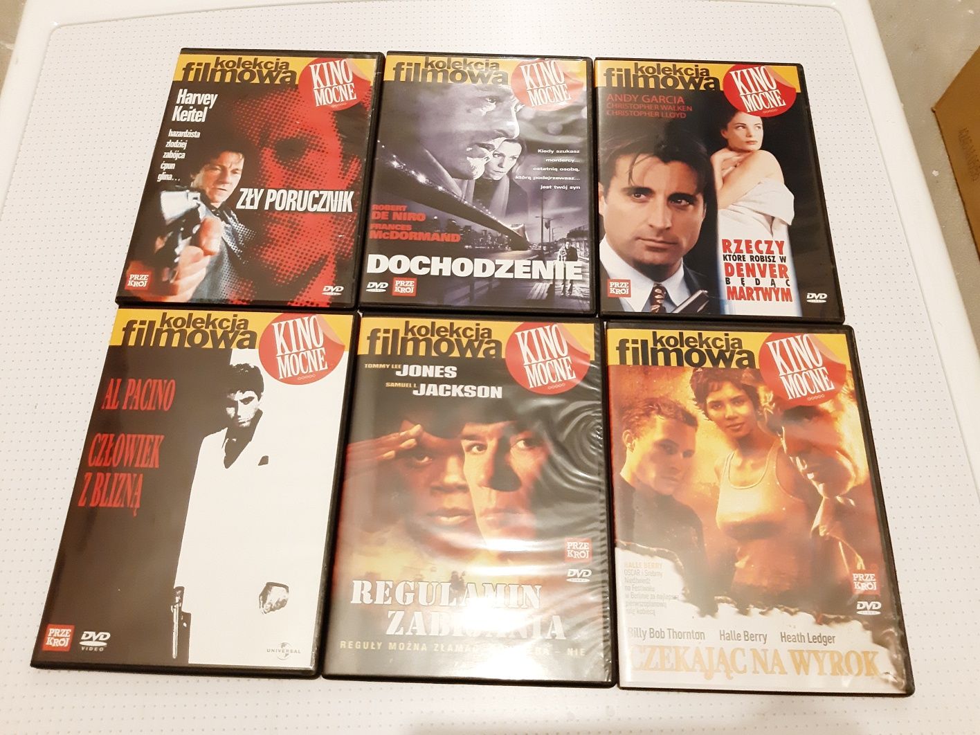 Kolekcja 6 DVD Kino Mocne wydana przez Przekrój.