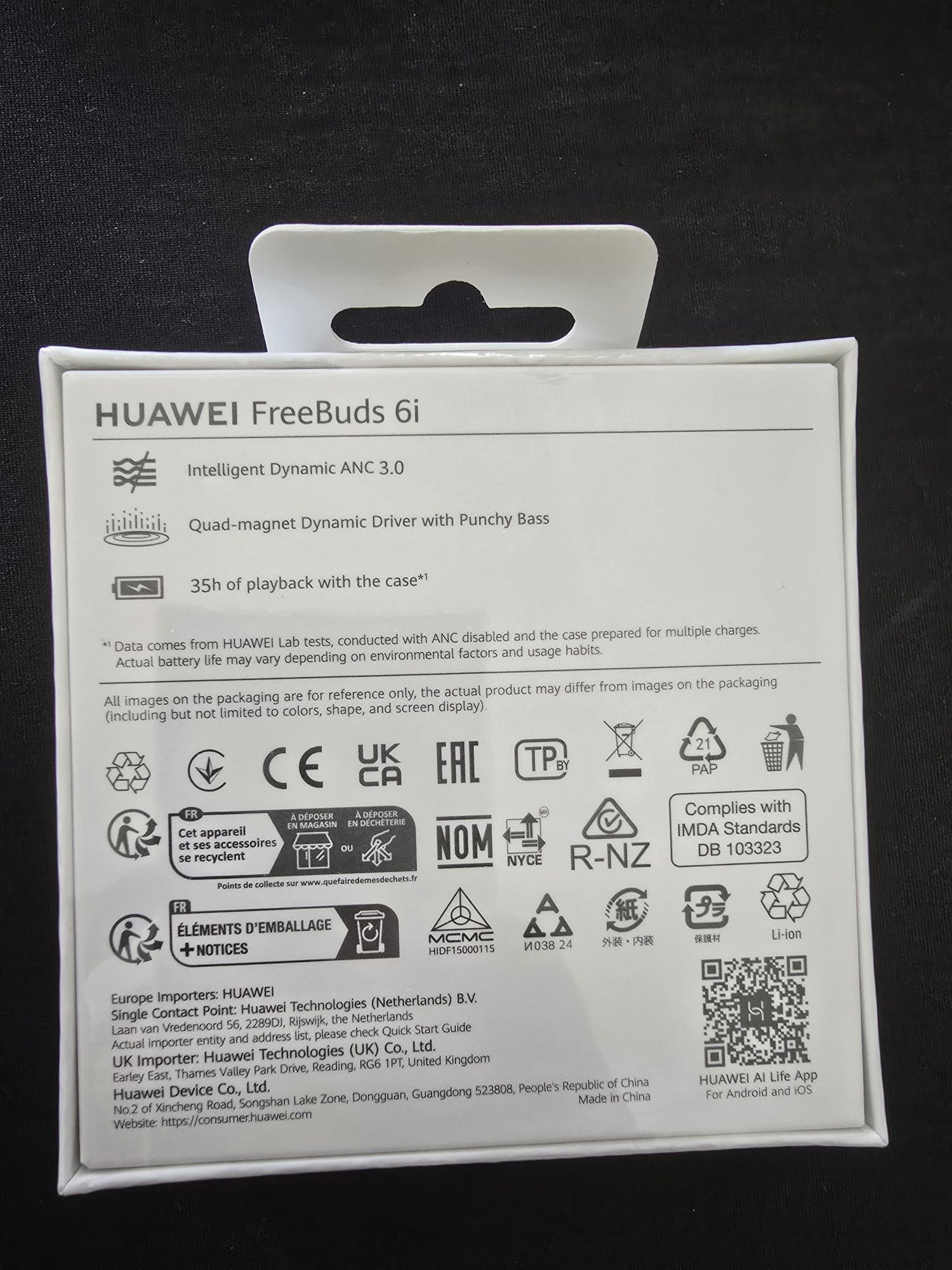 Huawei freebuds 6i novos em caixa selada
