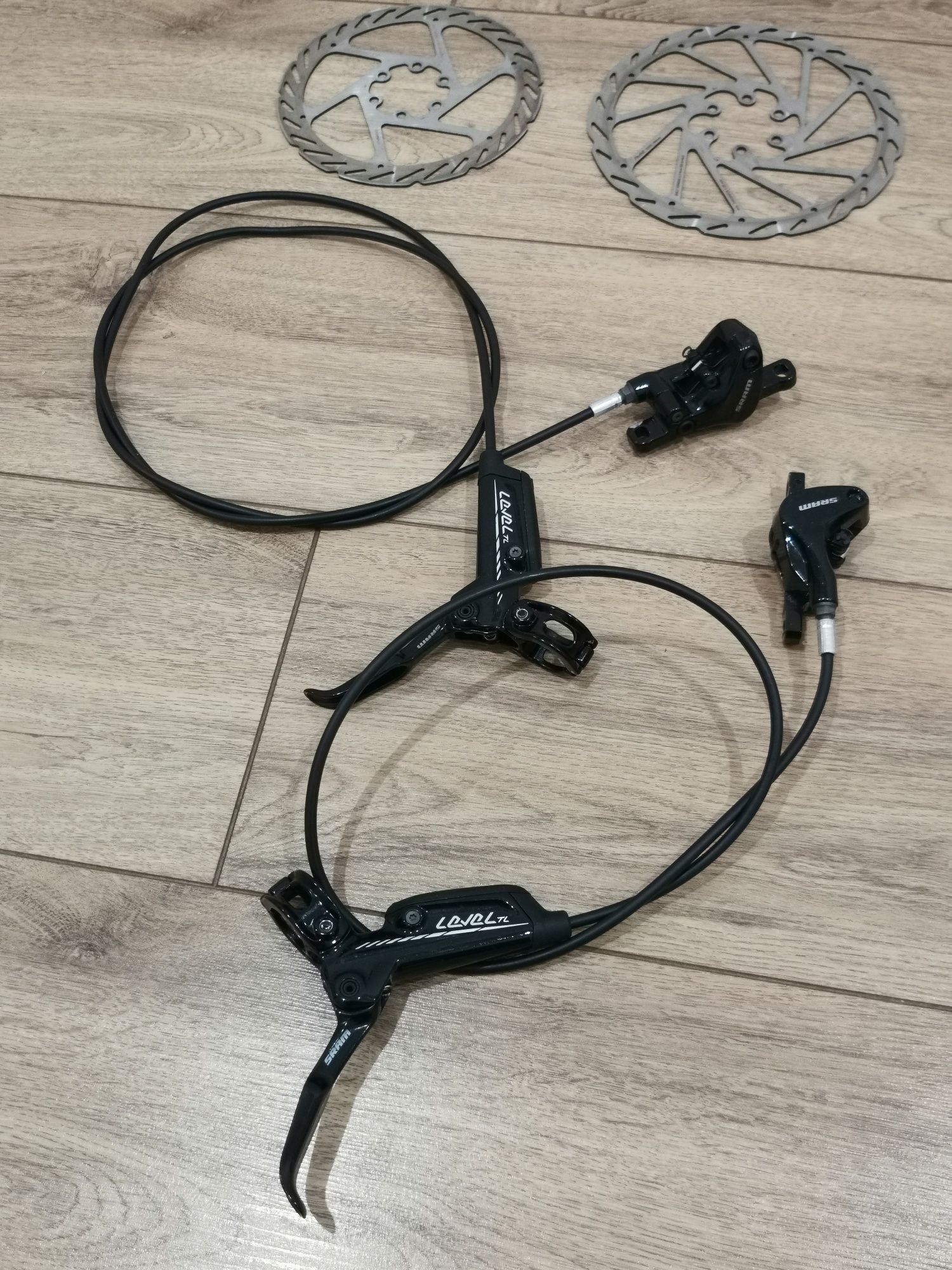 Hamulce Sram Level tl + tarcze 180, 160