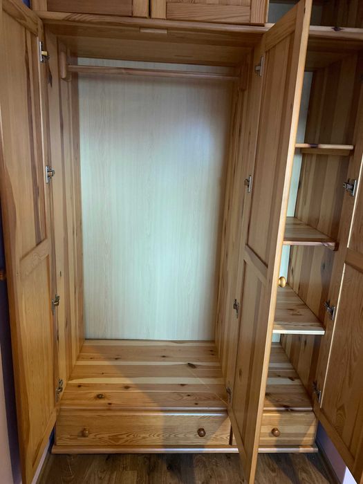 szafa sosnowa z nadstawka