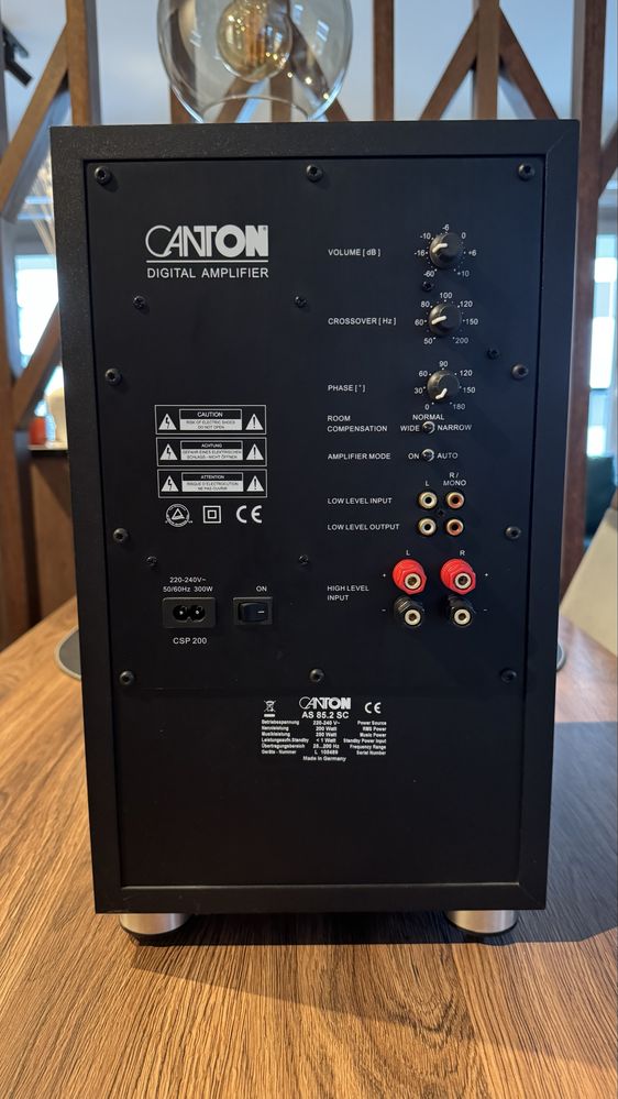 Subwoofer CANTON AS 85.2 SC