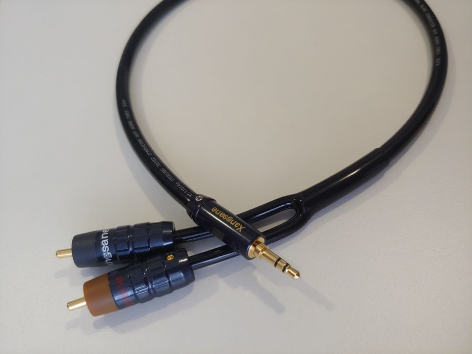 Xangsane XS-1101Ag Jack 3.5 - 2RCA srebro