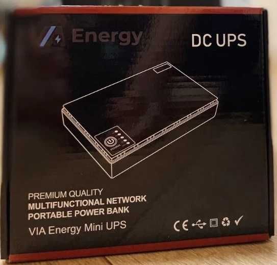 УПС до роутера Wi-Fi без світла до 8-10 годин UPS 10400 mAh 5V/9V/12V