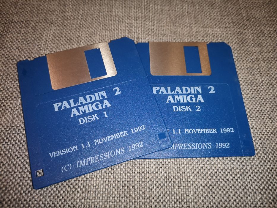 Paladin II AMIGA gra BIG BOX Retro (1993) Biały Kruk