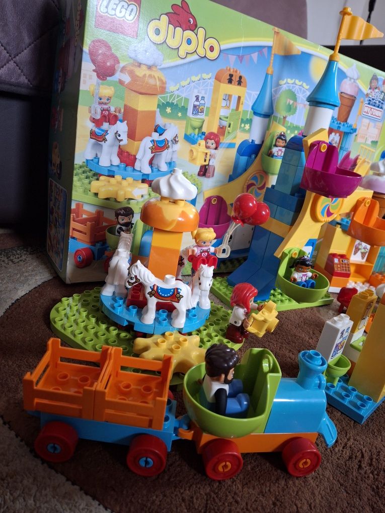 Lego duplo wesołe miasteczko duży zestaw