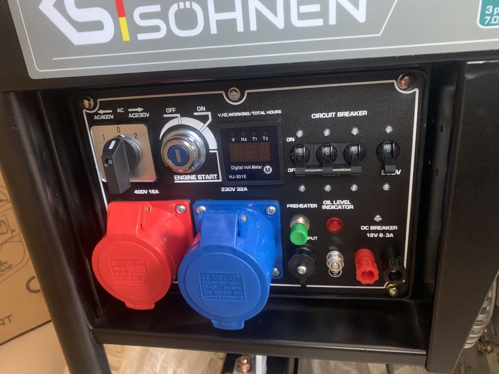 Продам генератор дизельний три фази Konner&Sohner 9100HDE 1/3