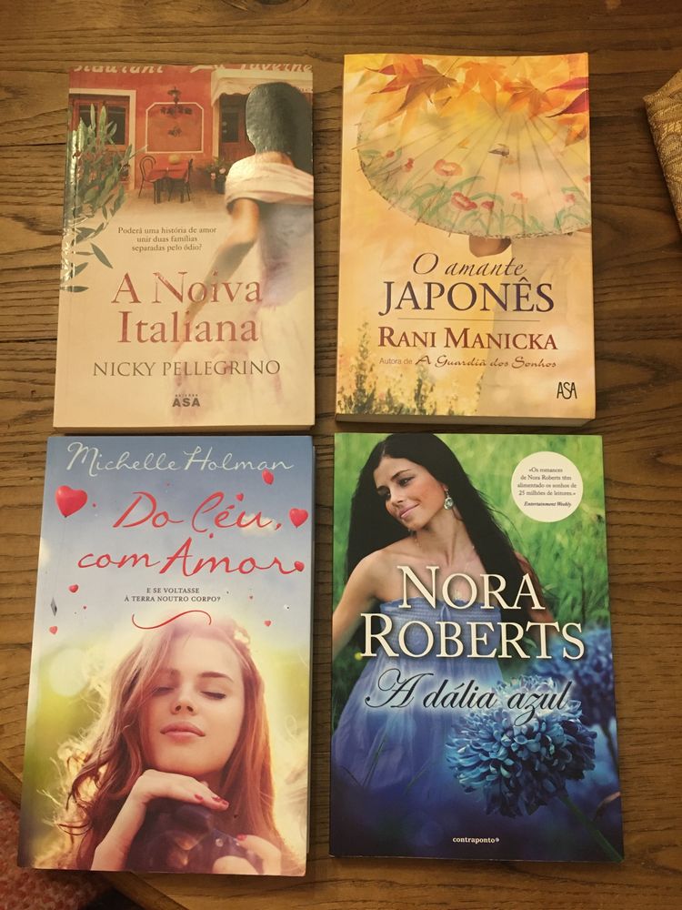 Noiva italiana, Amante japones, Do céu com amor - Livros