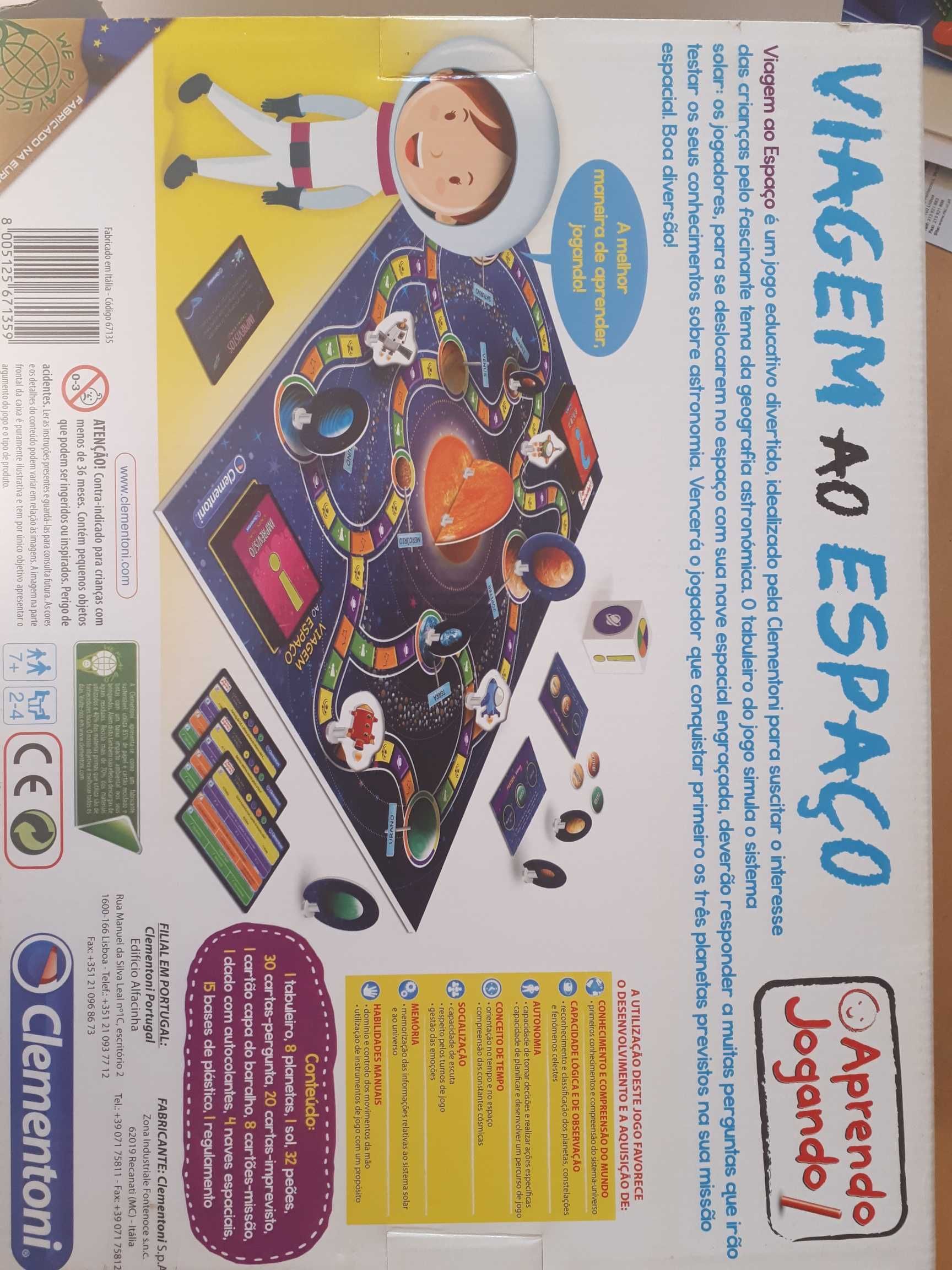 Jogo Viagem Ao Espaço da Clementoni