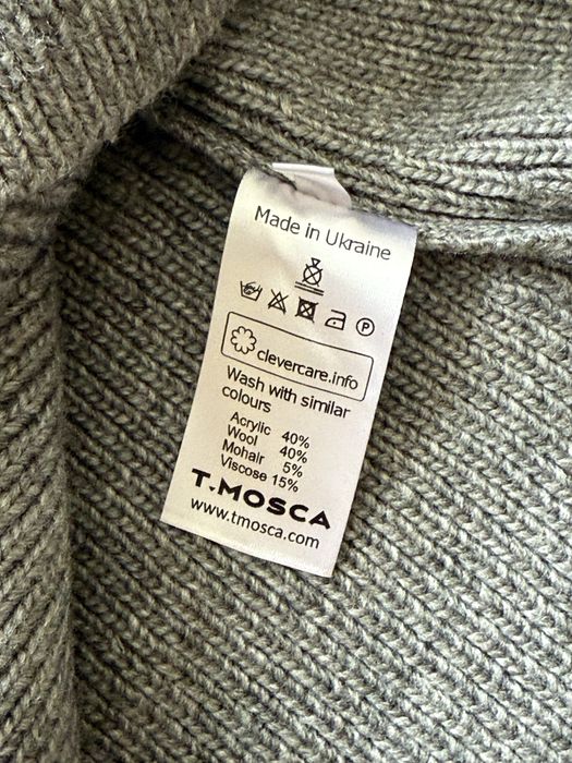 Юбка вʼязана сіра українського бренду T.MOSCA жіноча XS/S стан нової