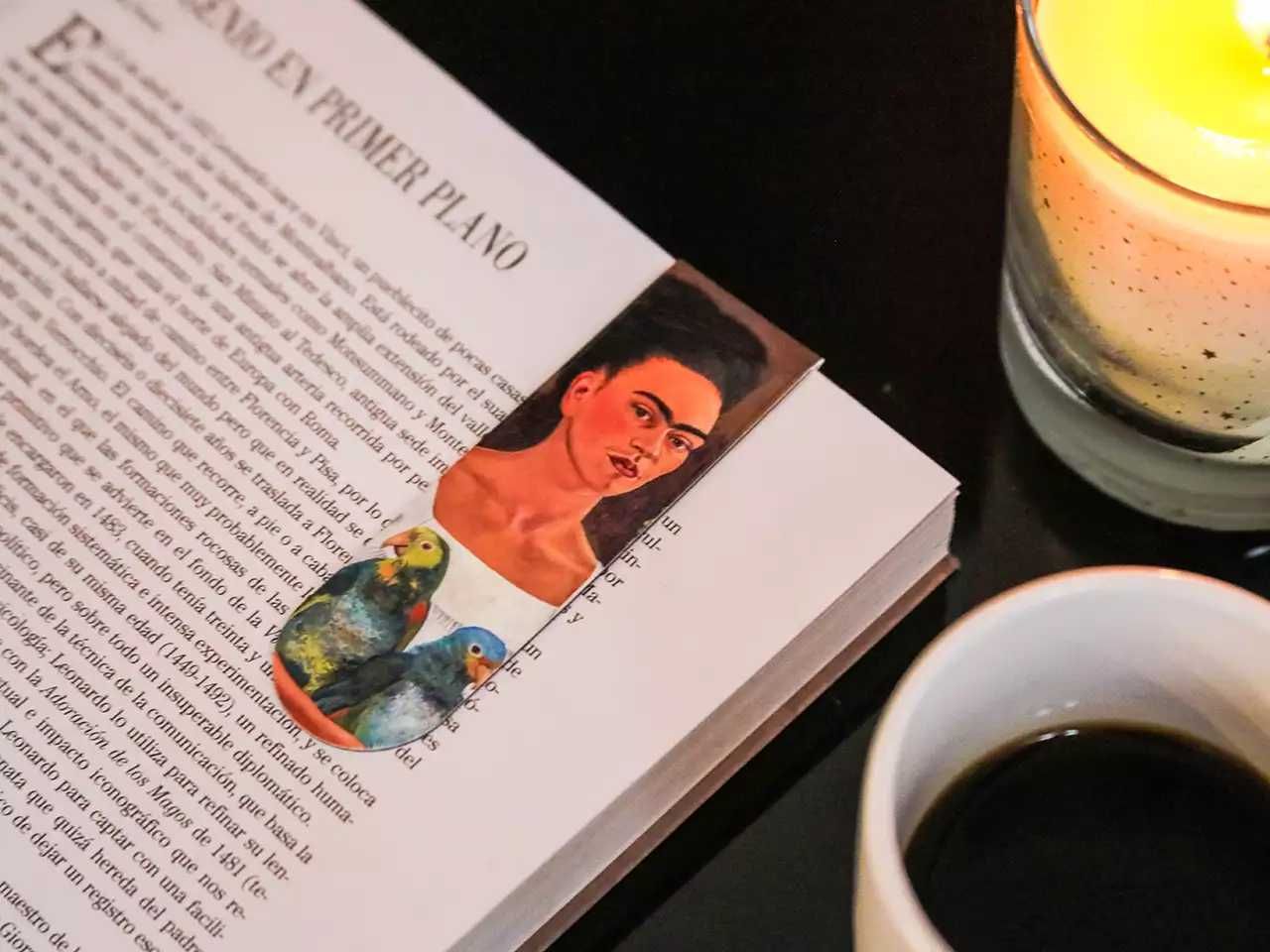 Zakładka magnetyczna do książki Ja i moje papugi Frida Kahlo