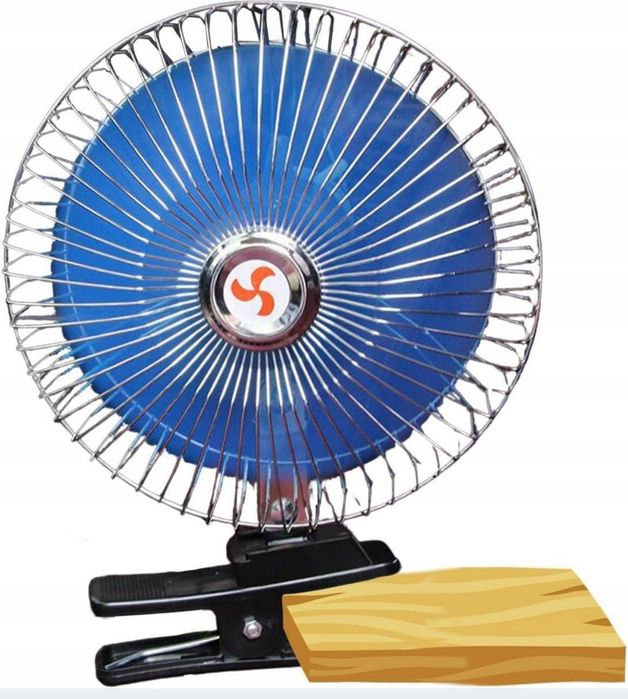 Wentylator wiatrak samochodowy 12-24V cyrkulator regulowany obrotowy