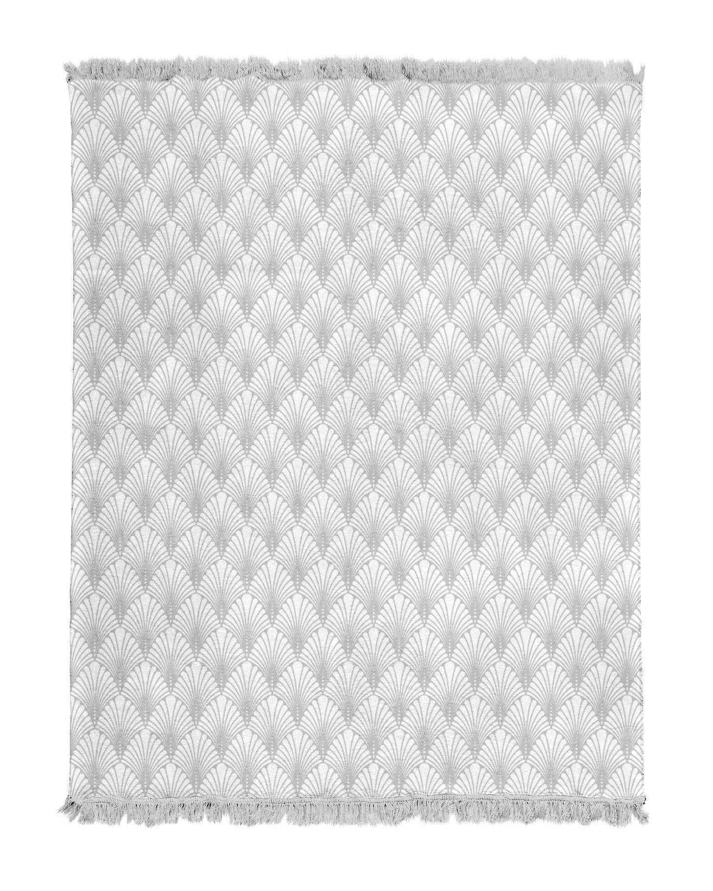 Koc Bawełniany Narzuta na Łóżko Orvieto Dekoracyjny Elegancki 150x200
