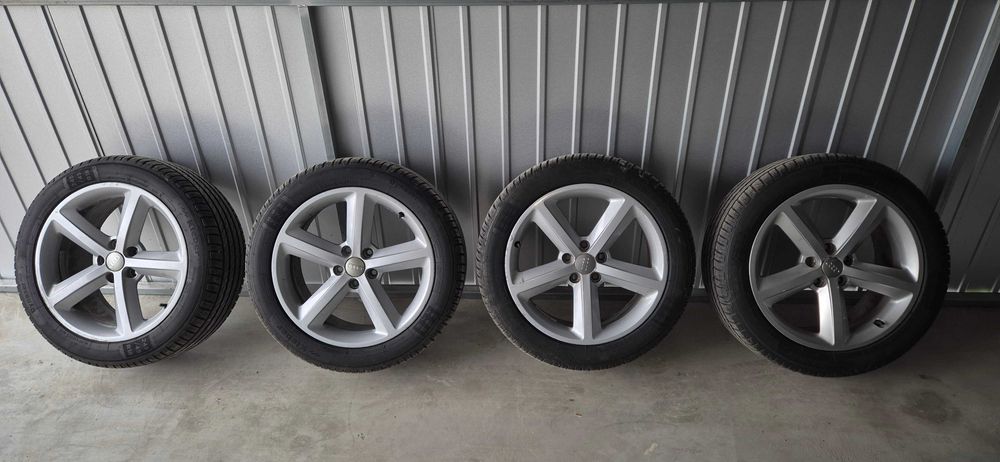 Alufelgi 18 Cali z nowymi oponami Kleber 245 45 R18