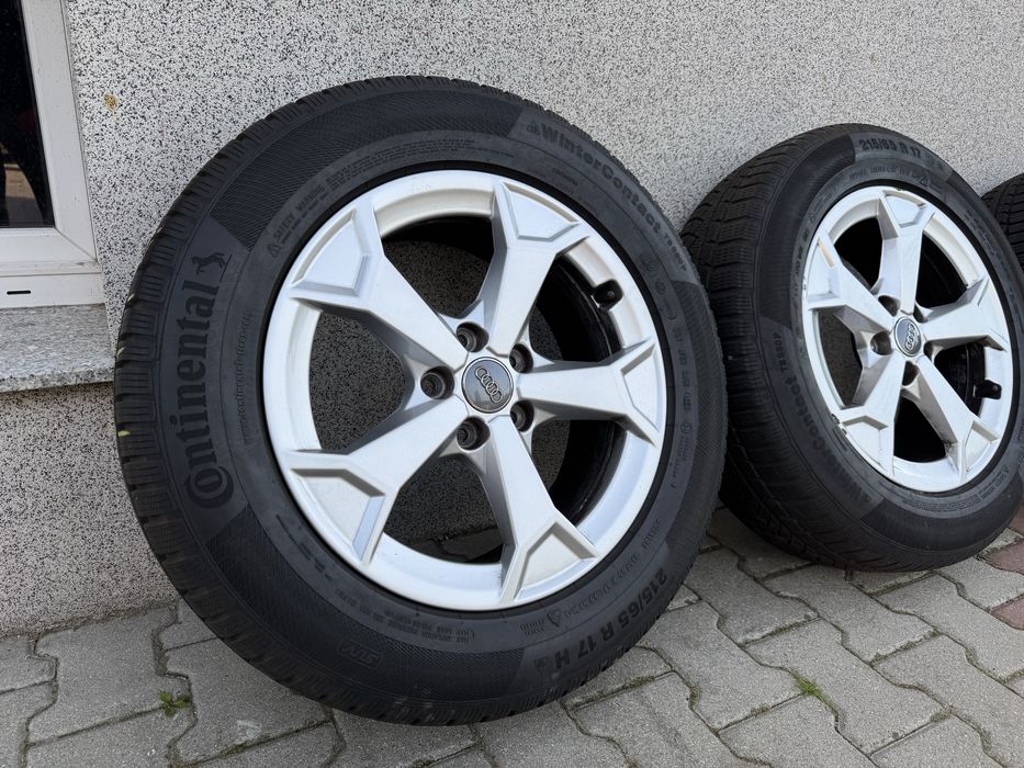 Koła zimowe AUDI Q3 215/65/17 2021r. Stan BDB!