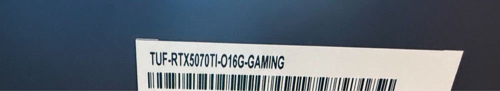 Відеокарта Asus TUF Gaming OC RTX 5070 Ti 16GB GDDR7