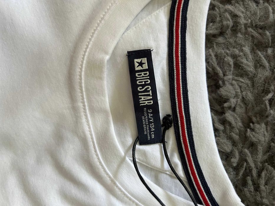 Koszulka T-shirt biały rozmiar 134 Big Star