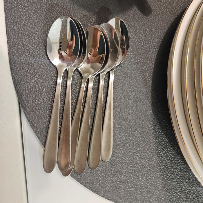 Zepter Pilon zestaw obiadowy + filiżanki+łyżeczki biały porcelana