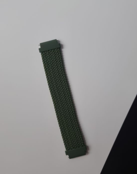 Pasek plecionego materiału 20 mm do zegarka Samsung, Huawei, Amazfit,