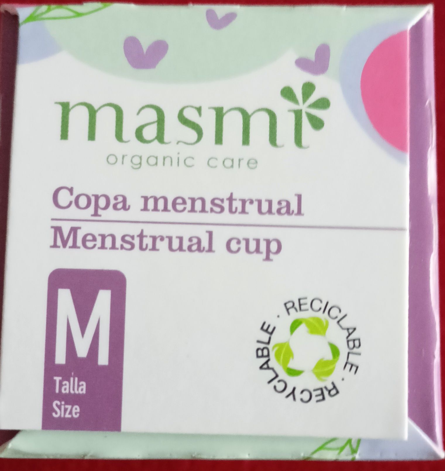 Kubeczek menstruacyjny, rozmiar M firmy Masmi