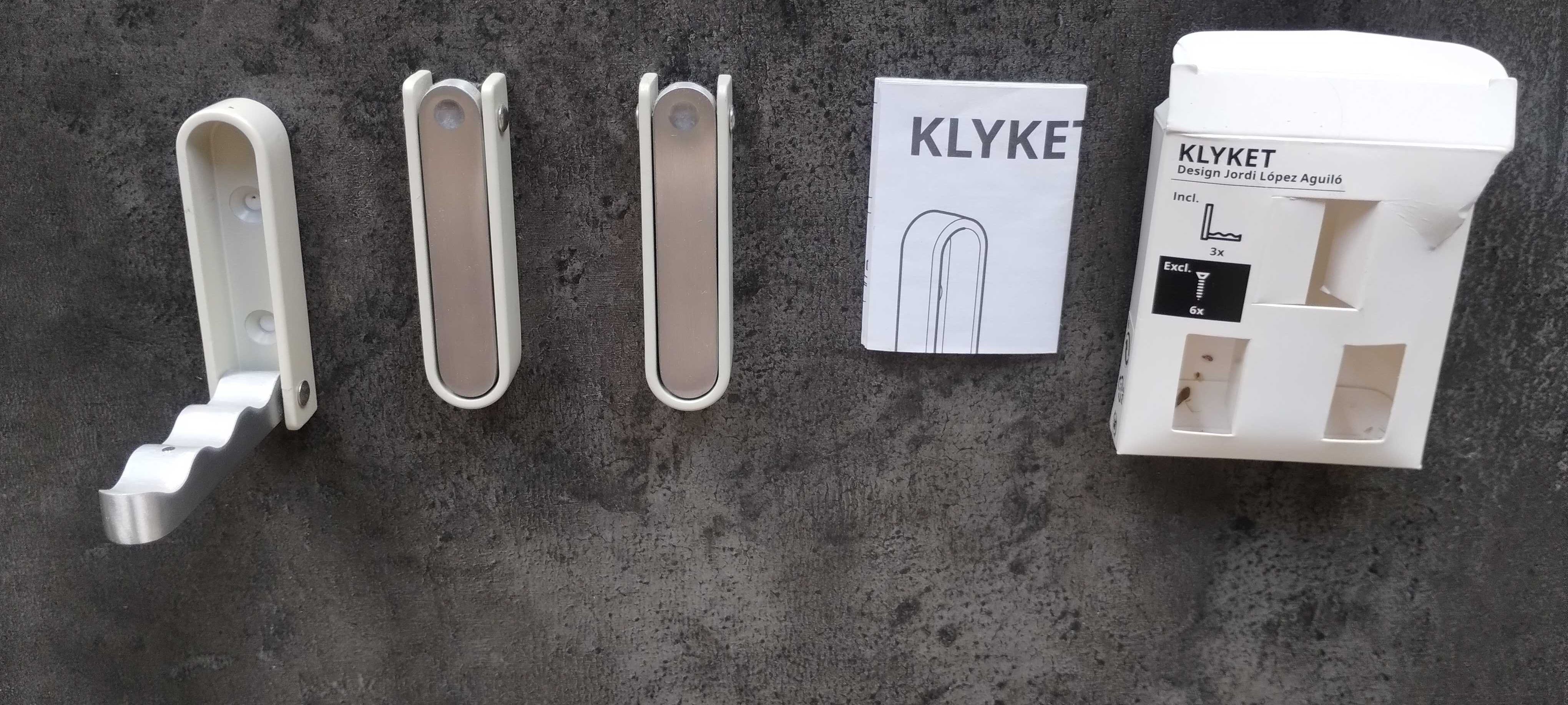 Składany wieszaczek x 3 Szt Ikea Klykett